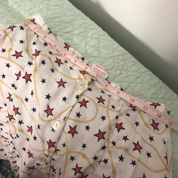 VINTAGE STARLET inc STARS Rayon button up skirt S - Picture 9 of 11